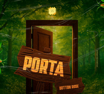 Button Rose - Porta 